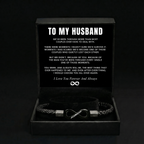 "To My Man" - Infinity Personalized Bracelet