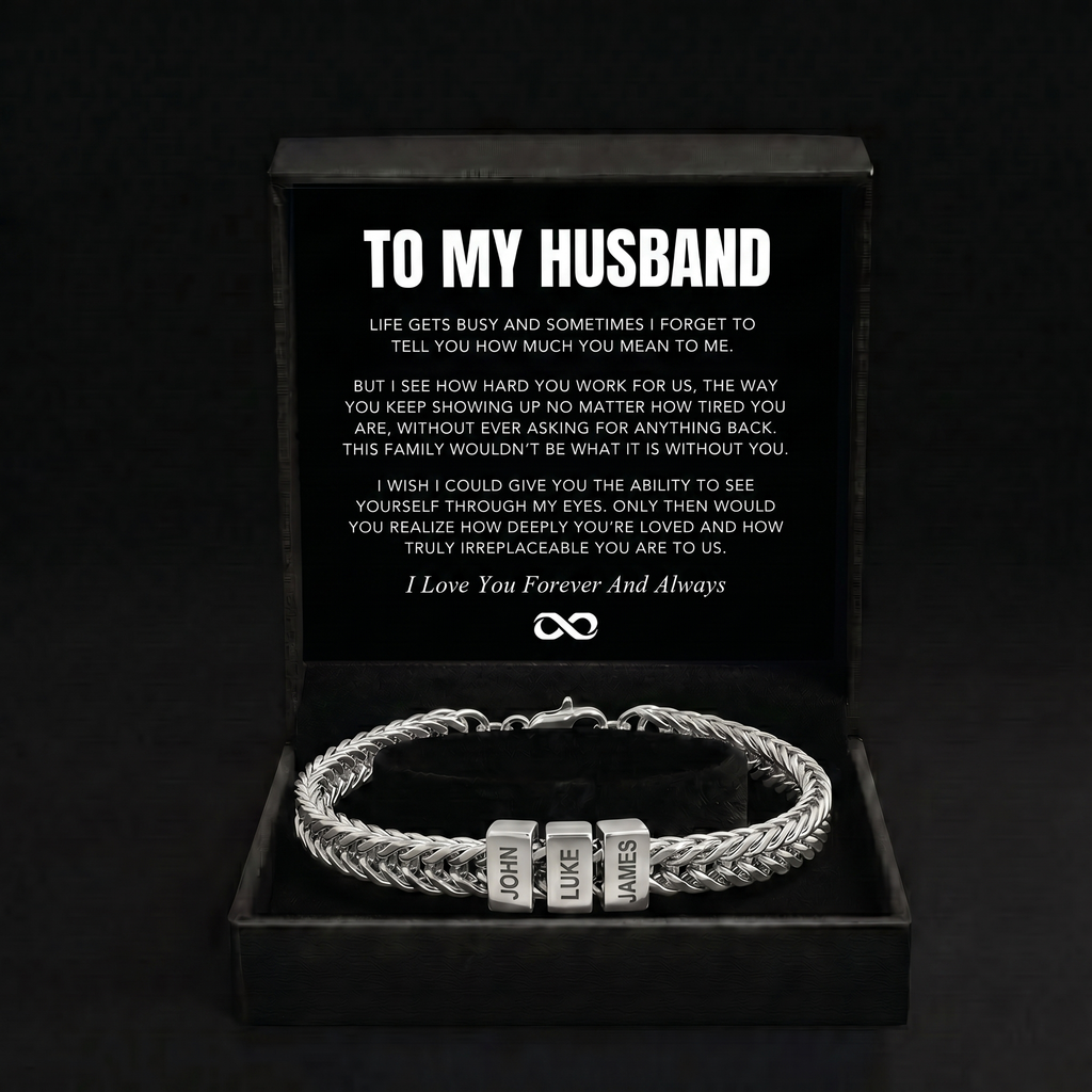 Family Name Bracelet - For the Man Who Holds Us Together