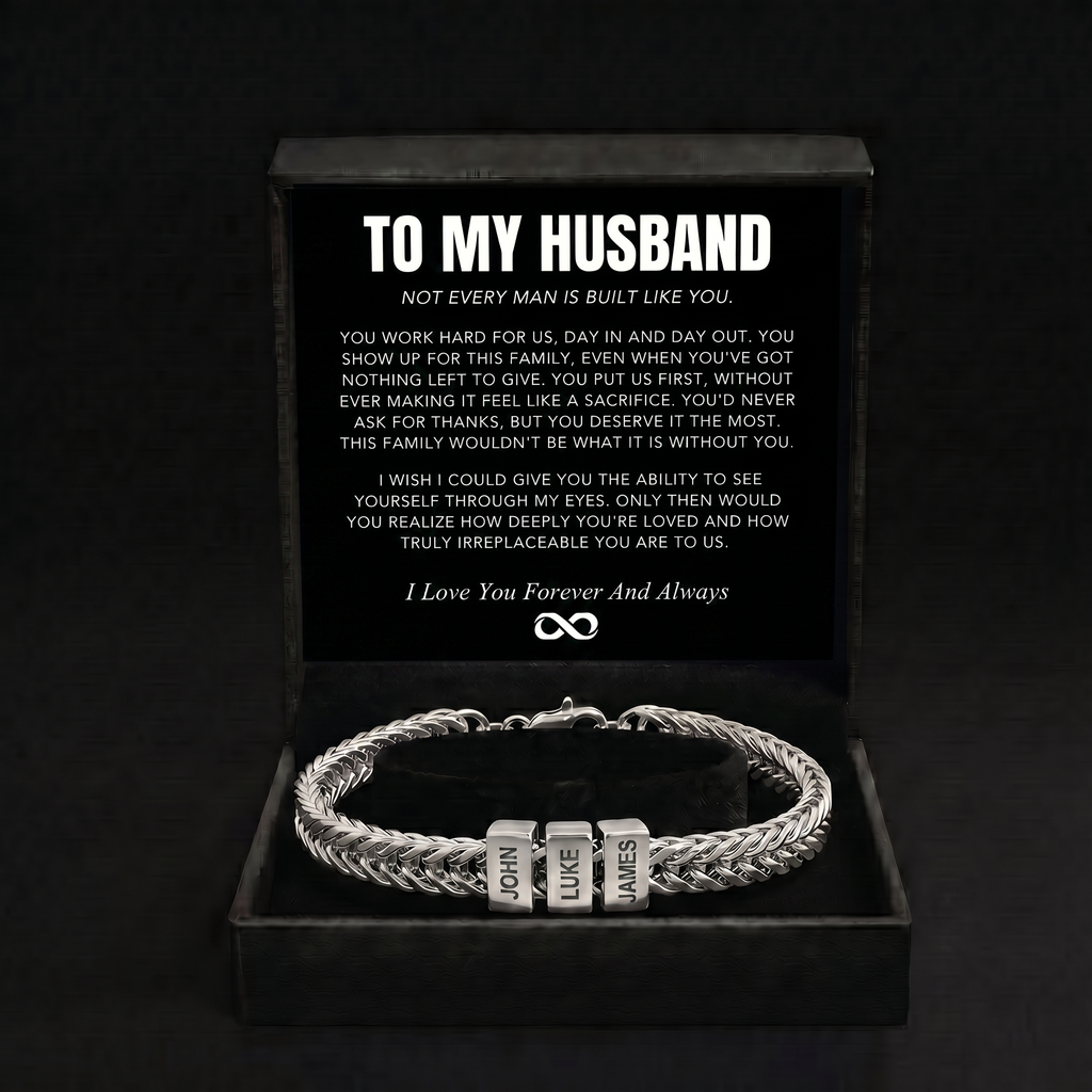 Family Name Bracelet - For the Man Who Holds Us Together
