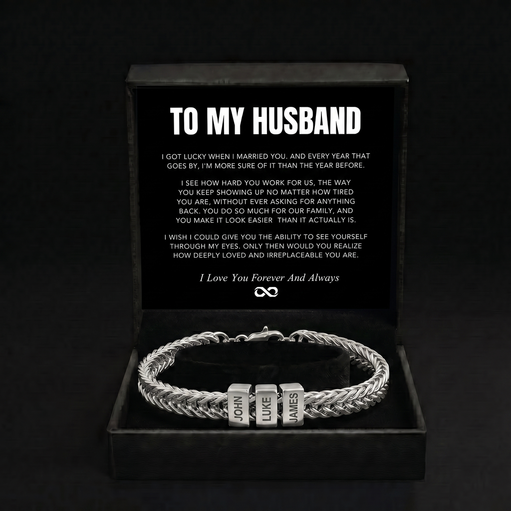 Family Name Bracelet - For the Man Who Holds Us Together