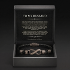 Infinity Name Bracelet - For the Man Who Holds Us Together