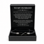 "To My Husband" - Infinity Personalized Bracelet
