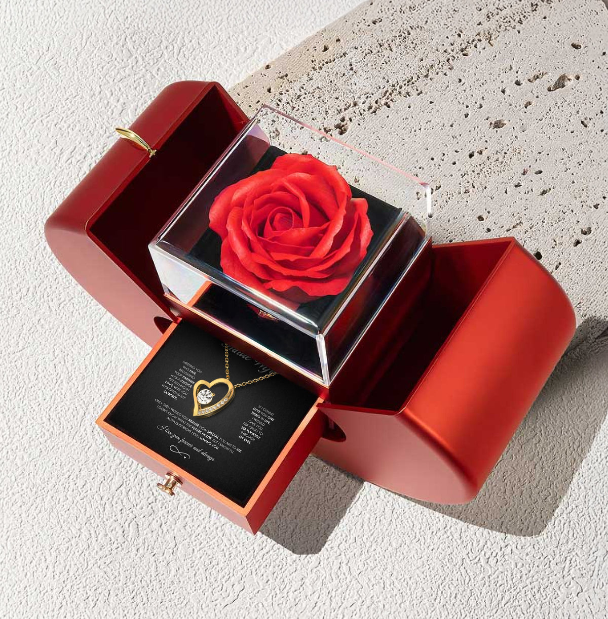 "Forever in My Heart" – Necklace & Luxury Gift Box