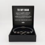 Infinite Love Bead Bracelet for Dad