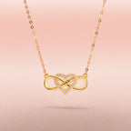 Forever Love – Personalized Infinity Heart Necklace with LED Gift Box