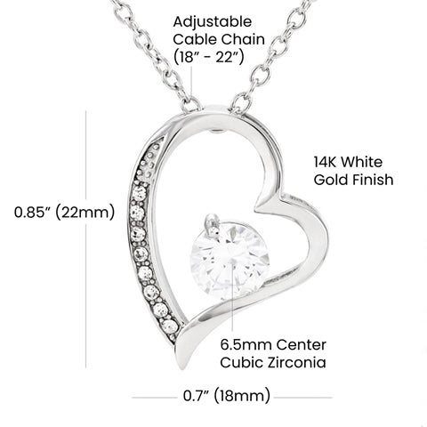 "Forever in My Heart" – Necklace & Luxury LED Gift Box