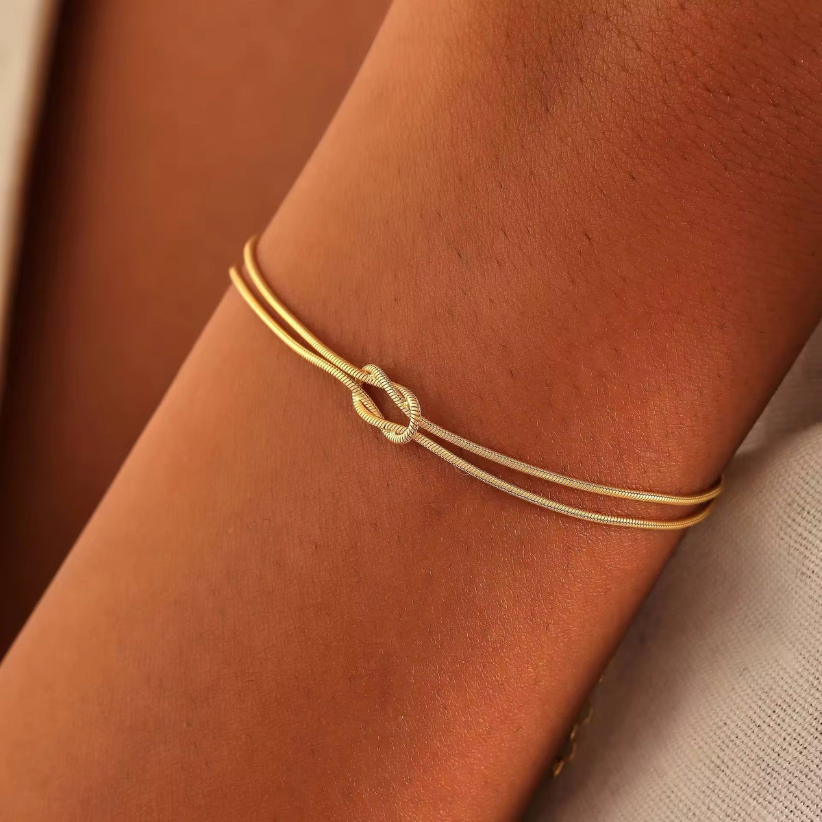 Forever Bond Knot Bracelet Set