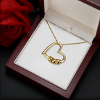 "Heart of the Family" Necklace with Luxury LED Gift Box