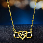 Forever Love – Personalized Infinity Heart Necklace with LED Gift Box