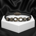Infinity Name Bracelet - For the Man Who Holds Us Together