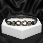 Infinity Name Bracelet - For the Man Who Holds Us Together