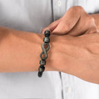 Pulsera Infinito con Nombres, Para el Hombre que Nos Mantiene Unidos