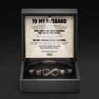 Infinity Name Bracelet - For the Man Who Holds Us Together