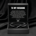 "To My Man" - Infinity Personalized Bracelet
