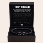 "To My Husband" - Infinity Personalized Bracelet