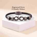 Infinity Name Bracelet - For the Man Who Holds Us Together