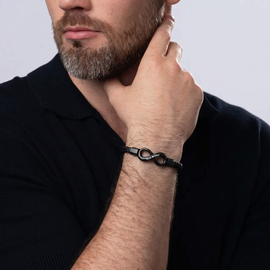 "To My Husband" - Infinity Personalized Bracelet