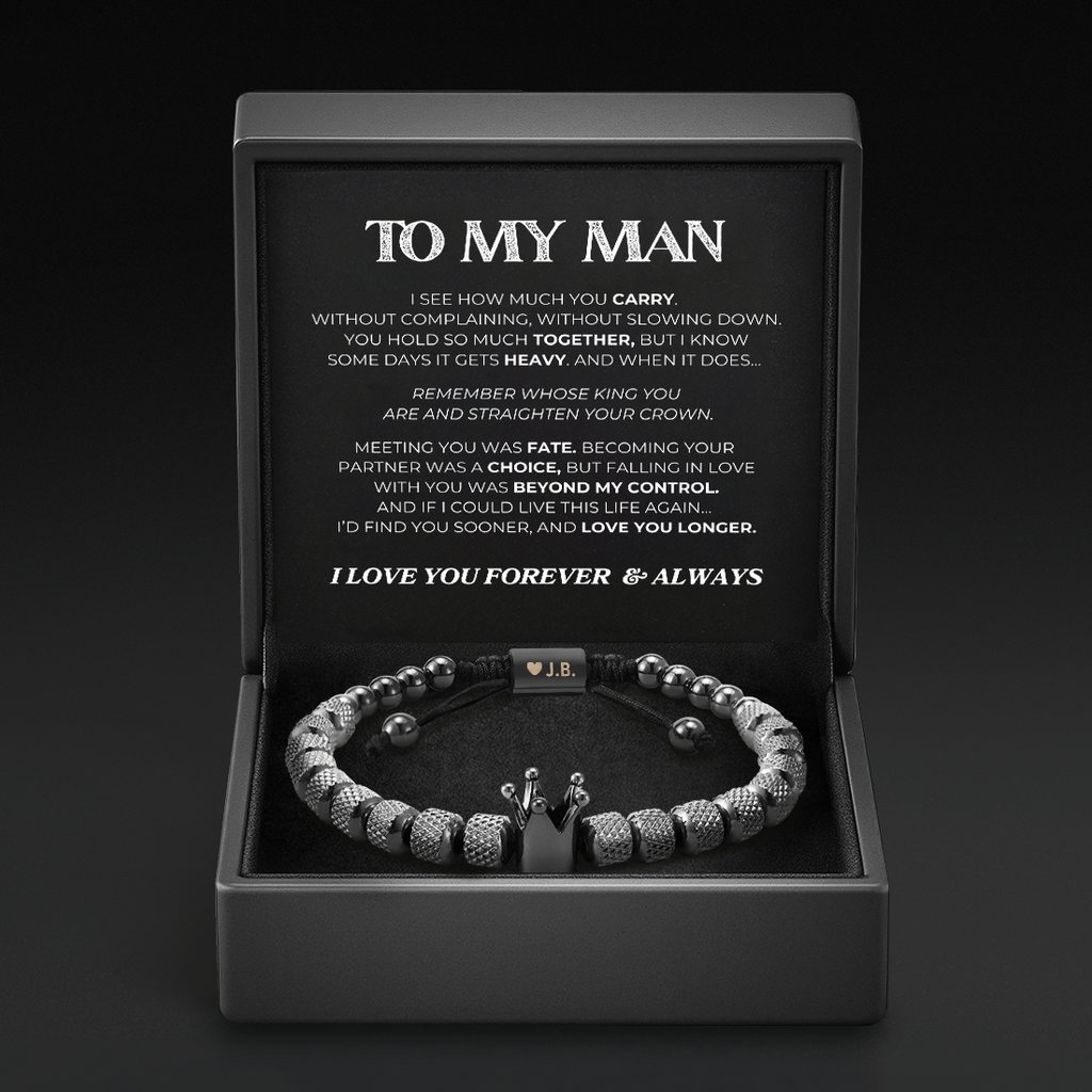 Straighten Your Crown - Personalized Crown Bracelet