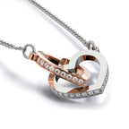 Two Hearts Necklace 
