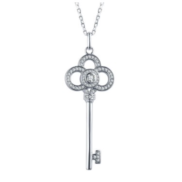 "You Hold The Key To My Heart" Necklace Gift Set