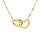 "Two Hearts, One Love" Engraved Necklace in a Luxury LED Box