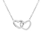 "Two Hearts, One Love" Engraved Necklace in a Luxury LED Box