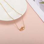 "Two Hearts, One Love" Engraved Necklace in a Luxury LED Box