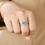 Personalized Birthstone Couples Ring