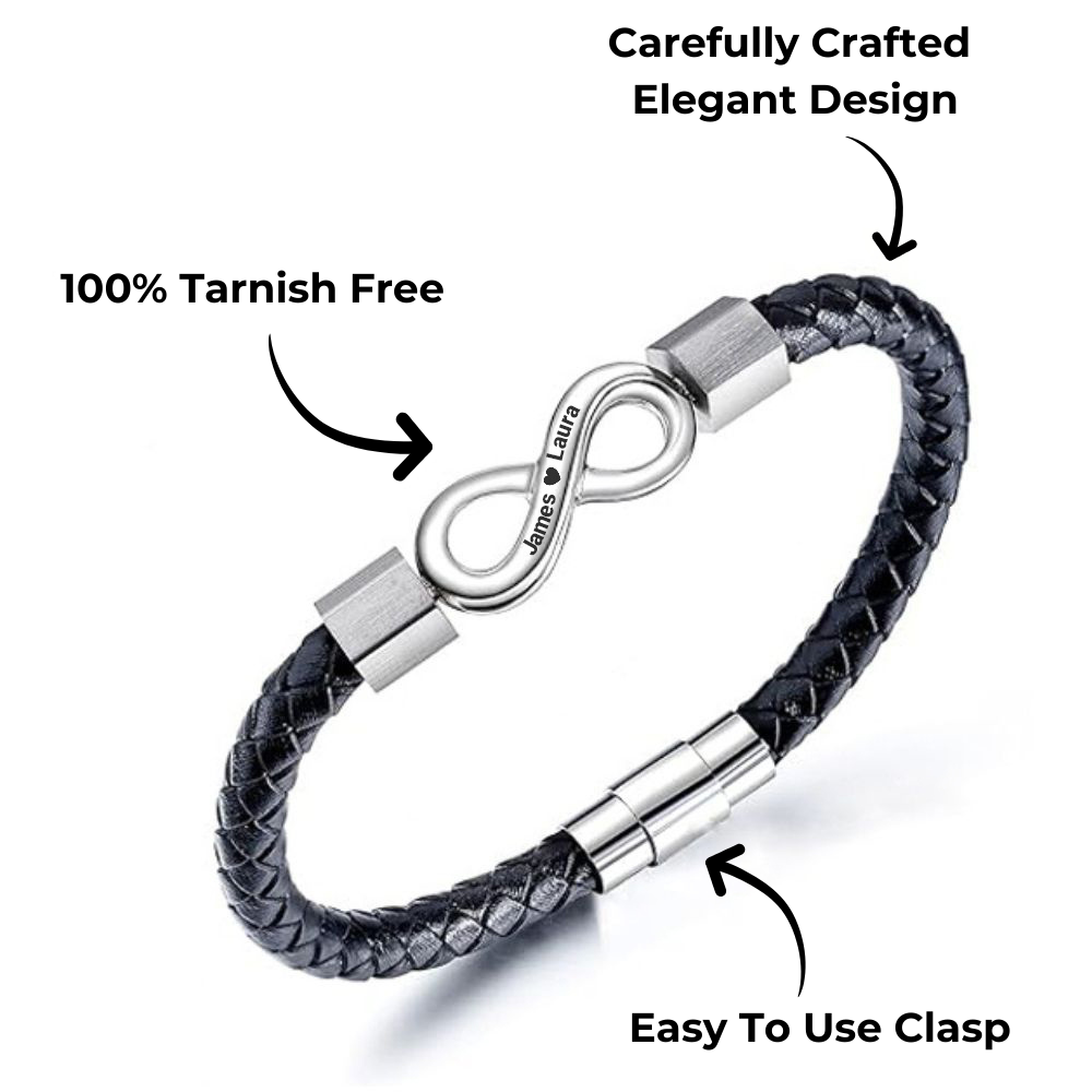 Infinite Love Personalized Bracelet Gift Set