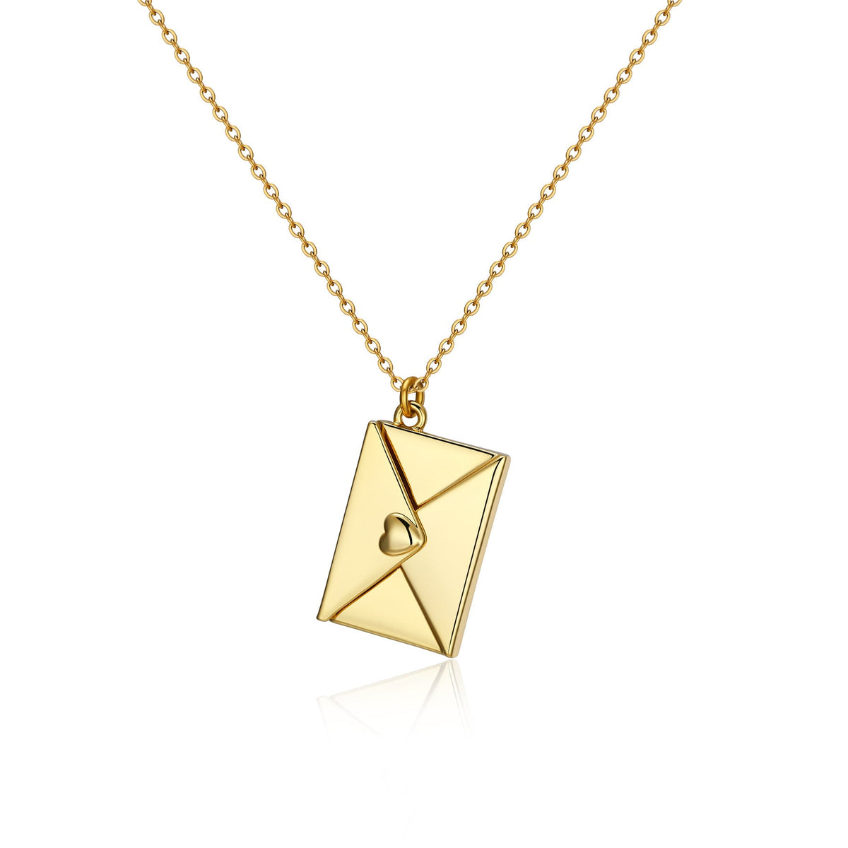 "Secret Love Note" Engraved Necklace in Luxury LED Box