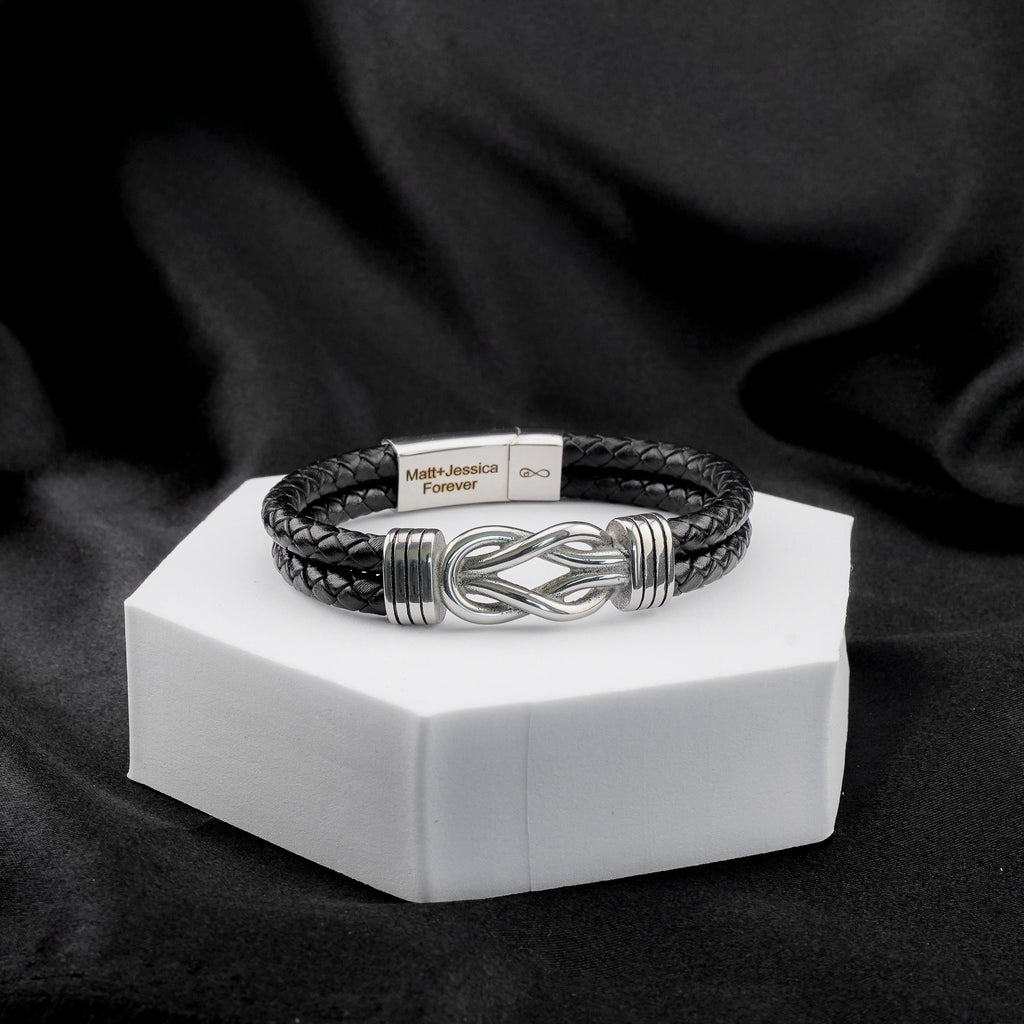 "To My Man" Forever Tied In Love Bracelet Set
