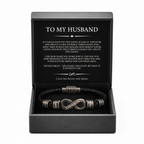 Infinity Name Bracelet - For the Man Who Holds Us Together