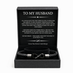"To My Husband" - Infinity Personalized Bracelet