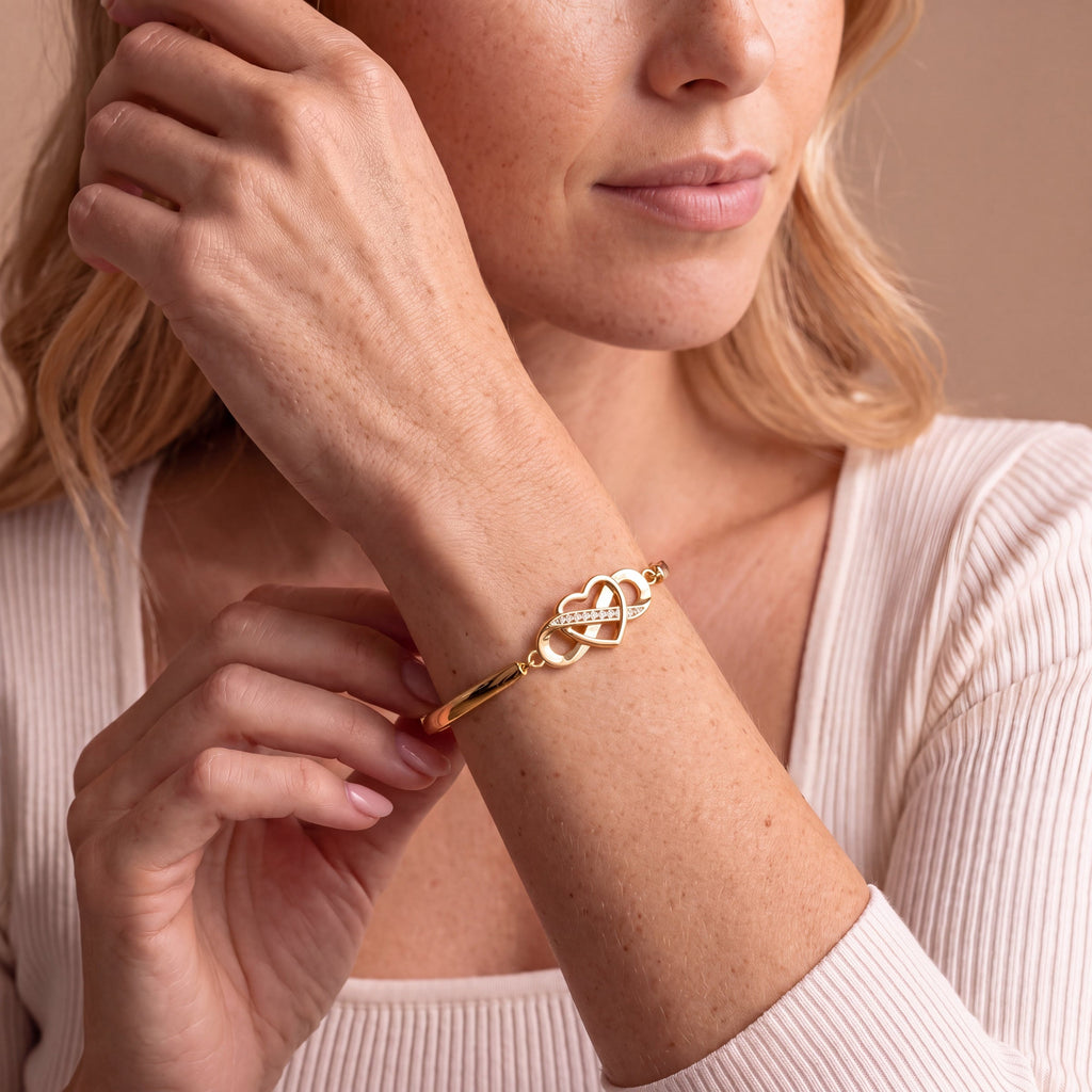 To My Wife – Infinity Heart Bracelet