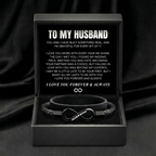 "To My Man" - Infinity Personalized Bracelet