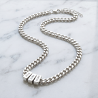 Family Name Necklace - For the Man Who Holds Us Together