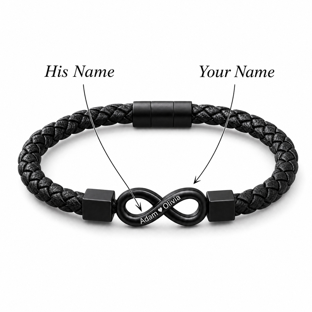 "To My Husband" - Infinity Personalized Bracelet