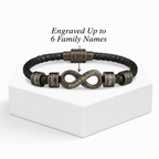 Infinity Name Bracelet - For the Man Who Holds Us Together