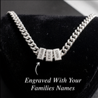 Engraved Family Name Cuban Chain