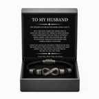 Infinity Name Bracelet - For the Man Who Holds Us Together