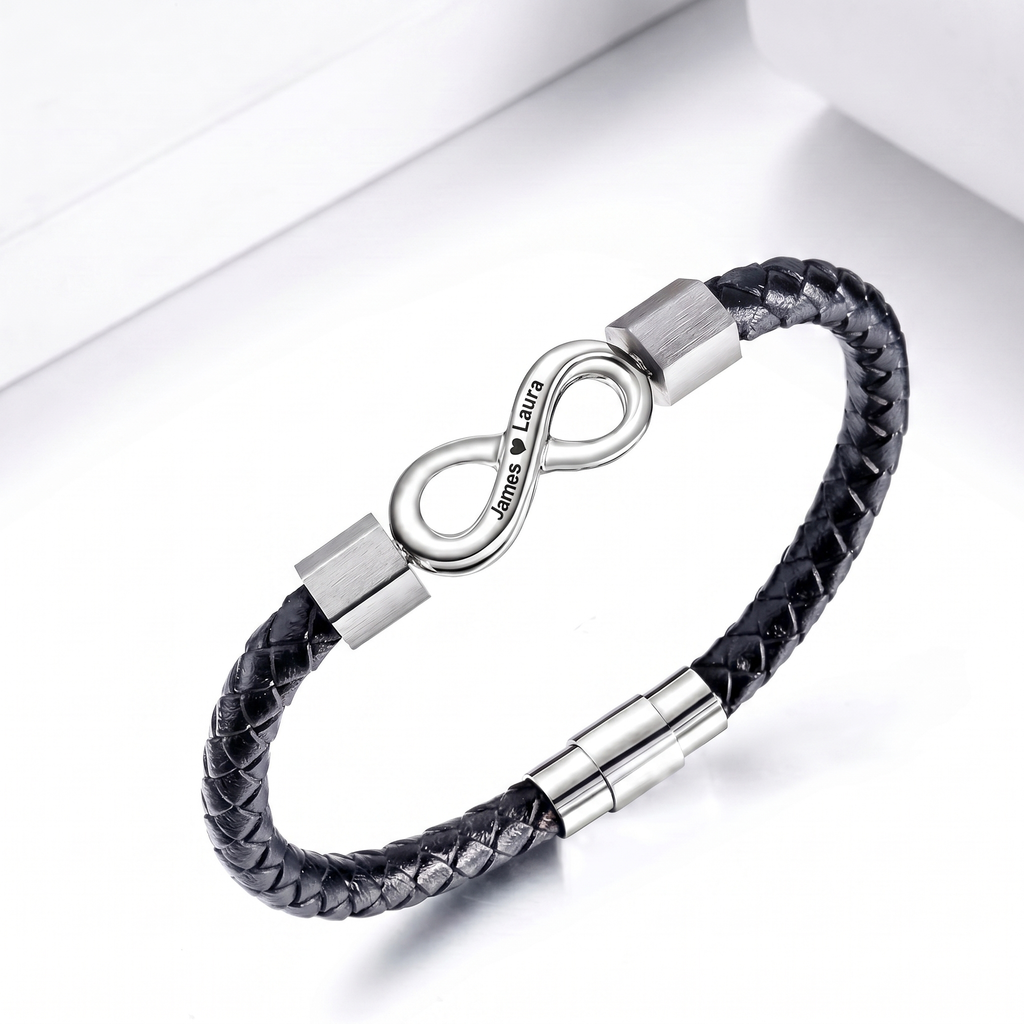 "To My Husband" - Infinity Personalized Bracelet