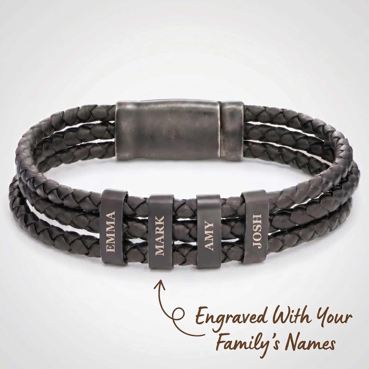 Family Forever - Onyx Personalized Bracelet