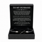 "To My Husband" - Infinity Personalized Bracelet