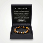 Family Forever - Tiger Beads Personalized Bracelet