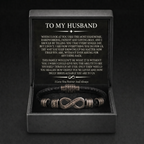 Infinity Name Bracelet - For the Man Who Holds Us Together