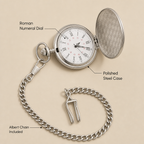 Hand in Hand, Til The End of Time - Personalized Pocket Watch