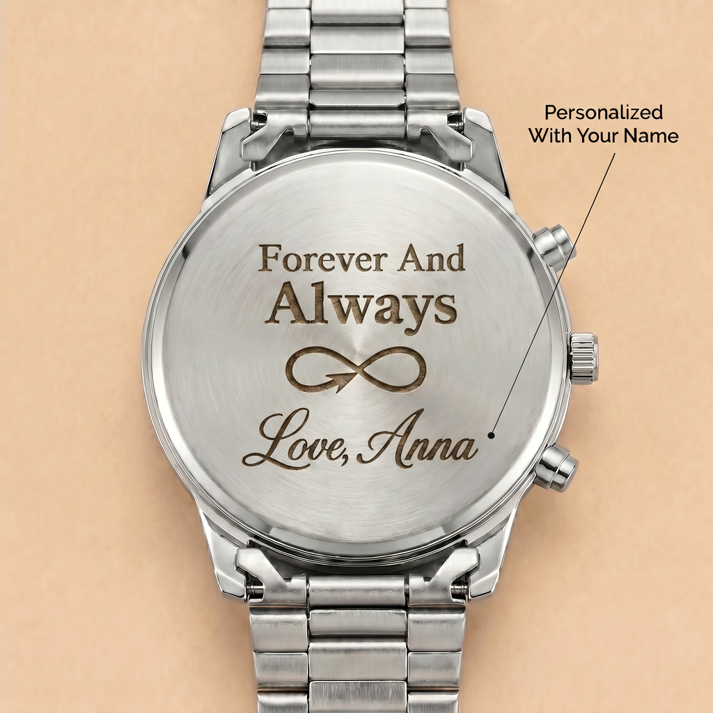 To My Husband - Personalized Stainless Steel Watch