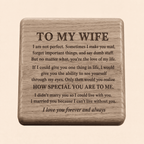 Forever Yours - Birthstone Heart Necklace & Engraved Walnut Box