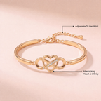 To My Wife – Infinity Heart Bracelet