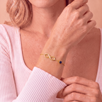 To My Wife – Infinity Love Bracelet & Walnut Box